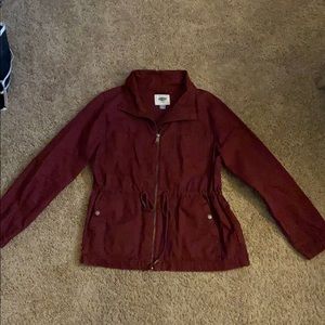 Old Navy Dark Red Cargo Jacket
